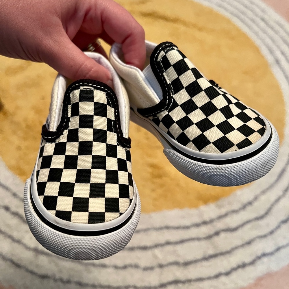 Toddler Checkered Vans